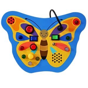 Twinkle Wings Smart Busy Board – Bluetooth Musical Montessori Toy