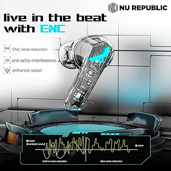 Cyberstud X8 TWS Wireless Earbuds - 56H Playtime, 40ms Ultra Low Latency, ENC Mics, 13mm Neodymium Drivers, XBass Technology, Dual Mode Gaming & Music, Bluetooth 5.3 (Silver)