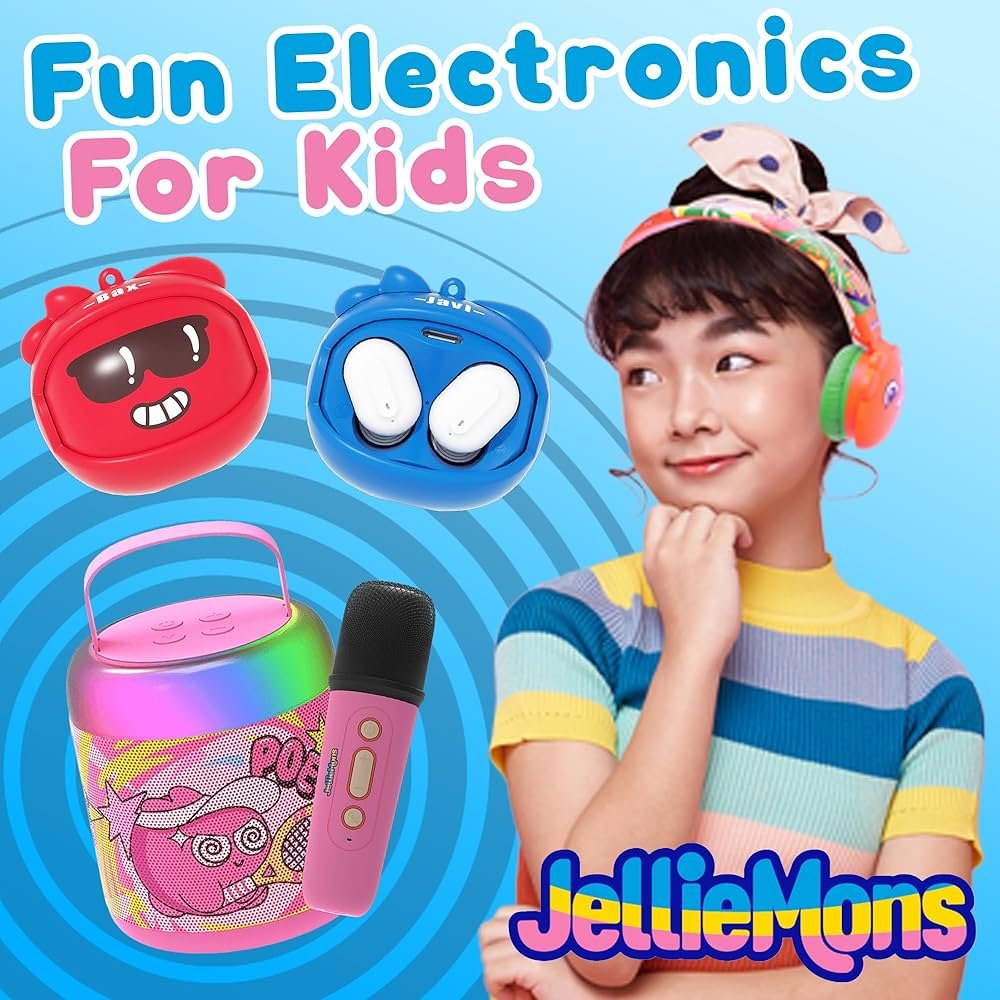 Booma Echo Over-Ear Wireless Headphones | Bluetooth 5.4 | Hi-Res Audio | 55H Playtime | USB-C Fast Charging | 10M Range | Kid-Safe Modes | Comfortable & Durable Design (Blue)