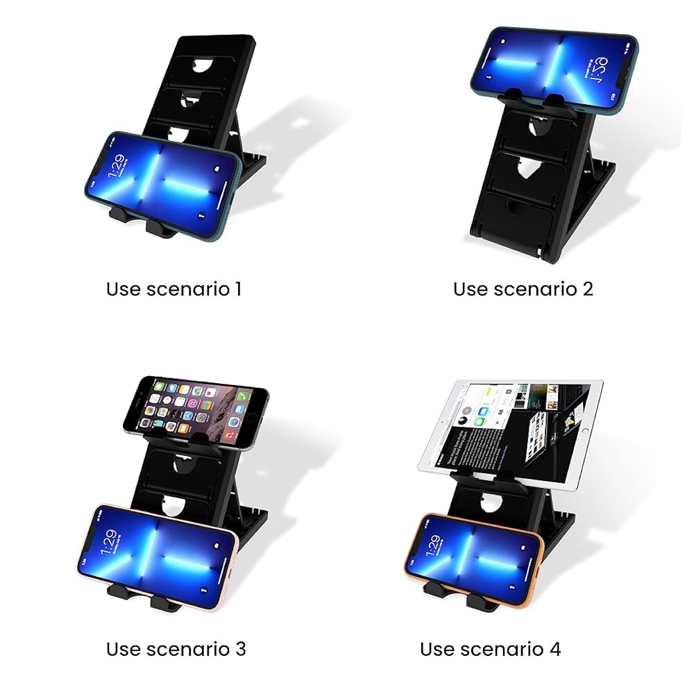 STRIFF Foldable Tabletop Smartphone & Tablet Stand – ZBlack