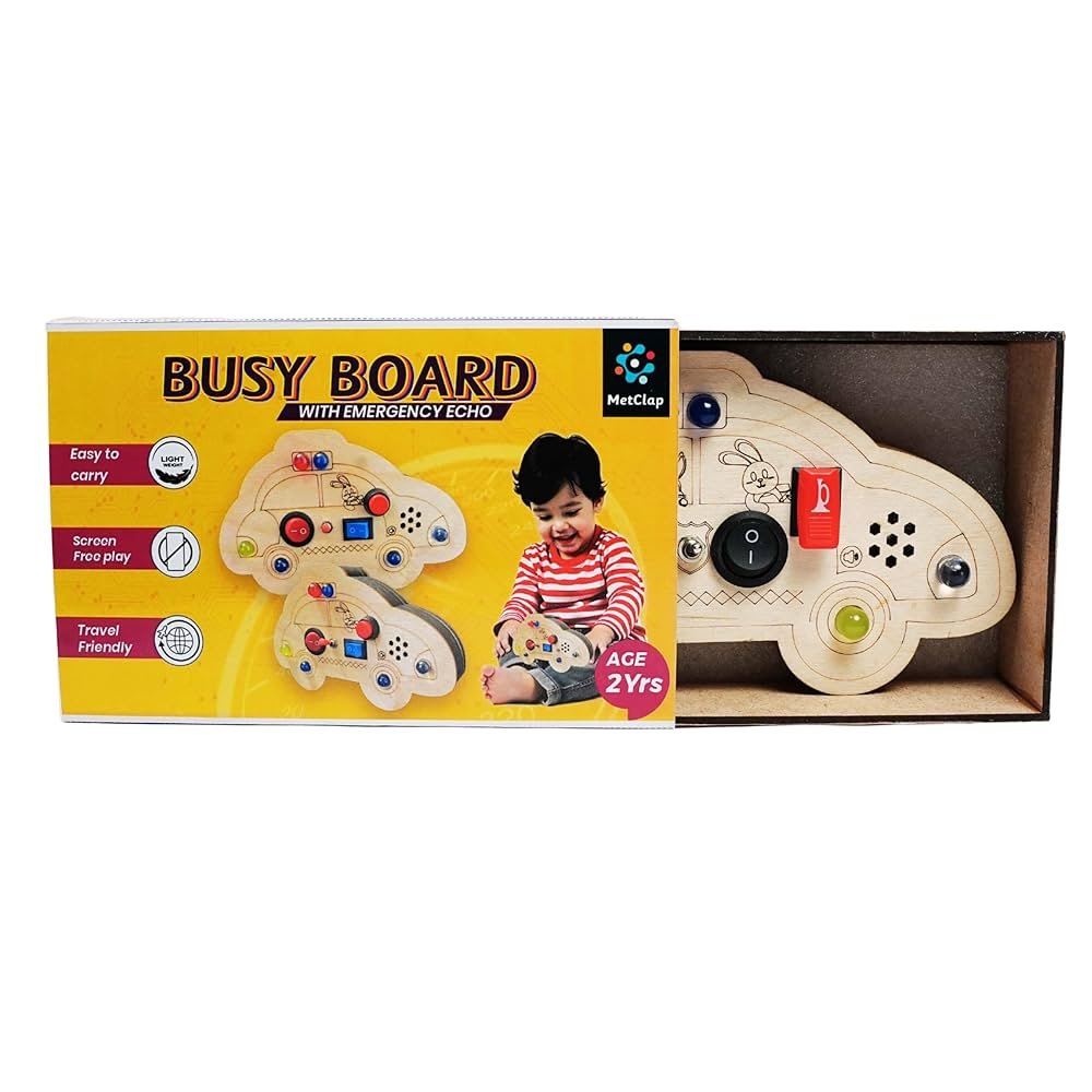 Emergency Echo Busy Board – Wooden Car