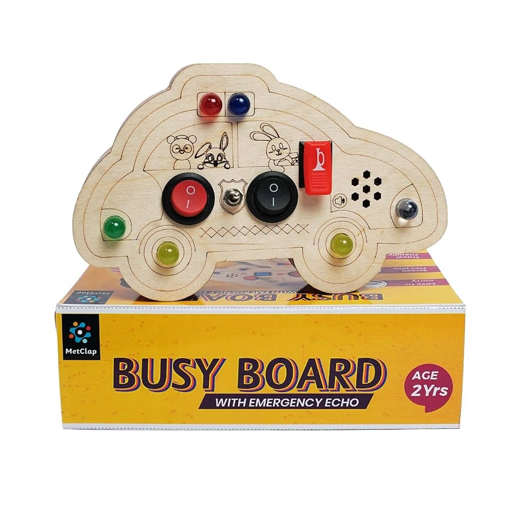 Emergency Echo Busy Board – Wooden Car