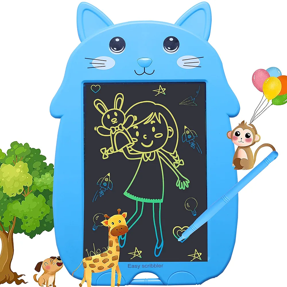 9 Inch LCD E-Writing Pad with Cat & Panda Design