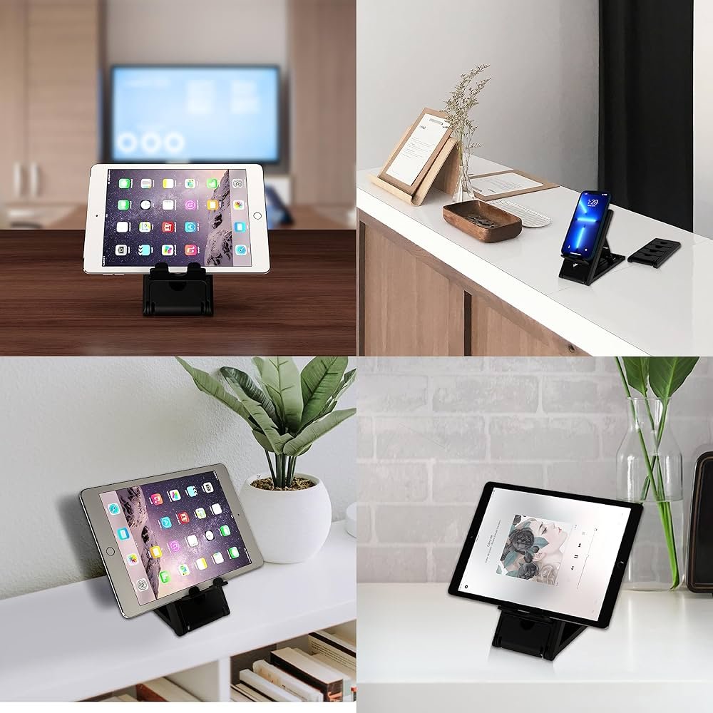 STRIFF Foldable Tabletop Smartphone & Tablet Stand – ZBlack