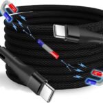 Magnetic Coiled Type C to Type C Cable, 65W - 3.1A Magnetic Coiled O-MagCable
