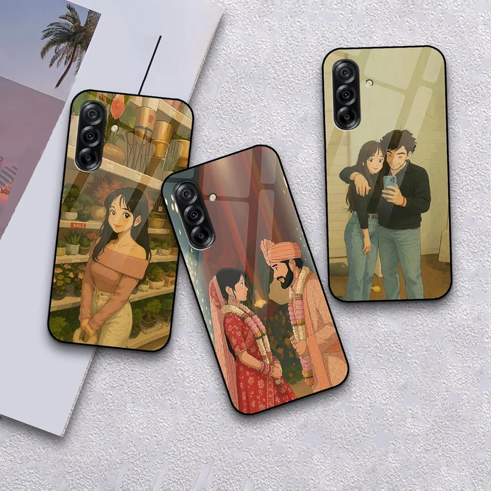 Back Cover Compatible with Samsung Galaxy A36 5G | Ghibli Studio Style Customized | Shockproof TPU Bumper with Camera Protection