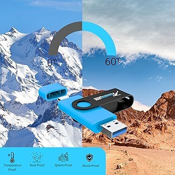 Premium 2-in-1 Stylish 64GB USB-C & USB 3.0 Flash Drive