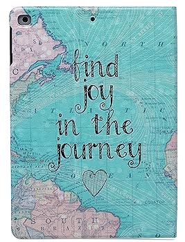 Smart Flip Case Cover for iPad 9.7 Inch (2018/2017, iPad Air 2, iPad Air) – Find You Design, Soft TPU