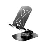 Mobspin 360° Rotating Metal Phone Stand – Black