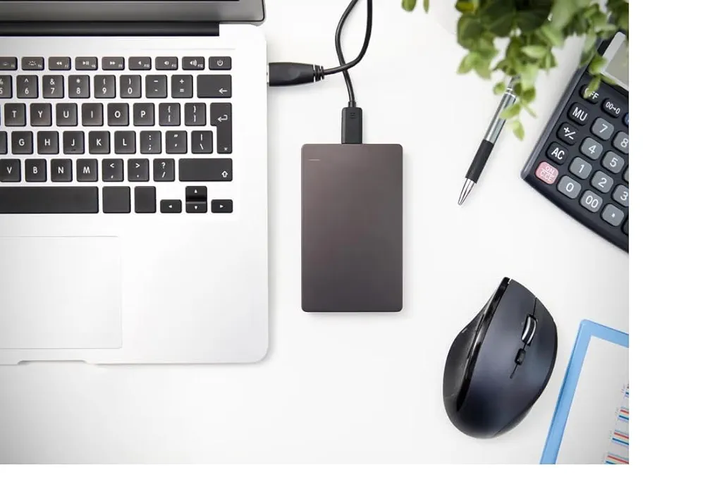 500GB External Portable 2-in-1 Type-C Hard Drive