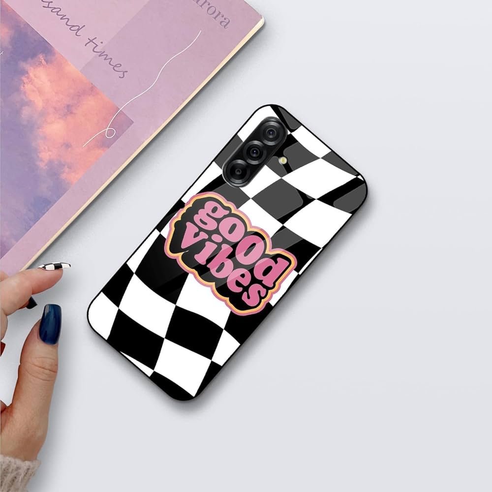 Back Cover Compatible with Samsung Galaxy A36 5G | Chess Checkered Customized | Shockproof TPU Bumper with Camera Protection