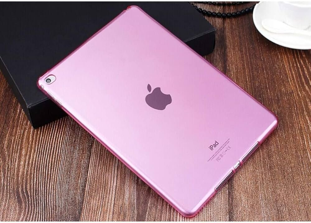 Silicone Soft TPU Back Cover Case for iPad 9.7 Inch (2017) – Pink