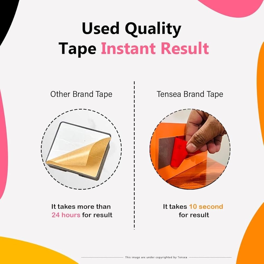 5-in-1 Wall Mount Mobile & Remote Holder – Multi-Purpose Storage Rack with Key, Pen & Accessory Organizer, Self-Adhesive, Heavy Duty (Yellow)