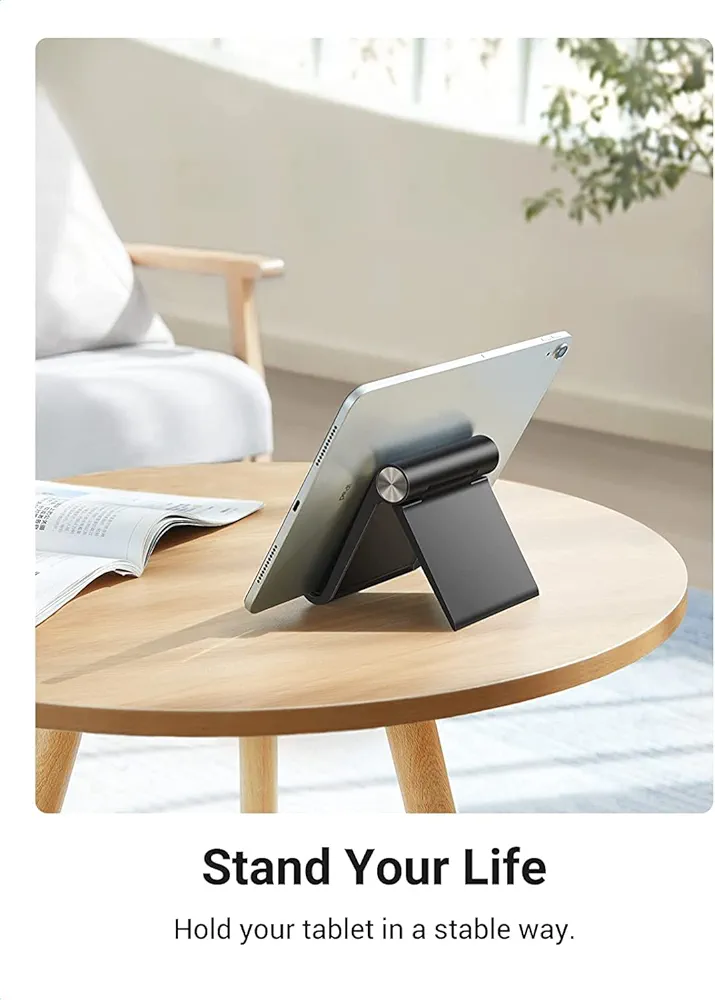 Multi-Angle Tablet & Mobile Stand Holder – Black