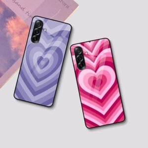 Back Cover Compatible with Samsung Galaxy A36 5G | Choco Heart Color Customized | Shockproof TPU Bumper with Camera Protection