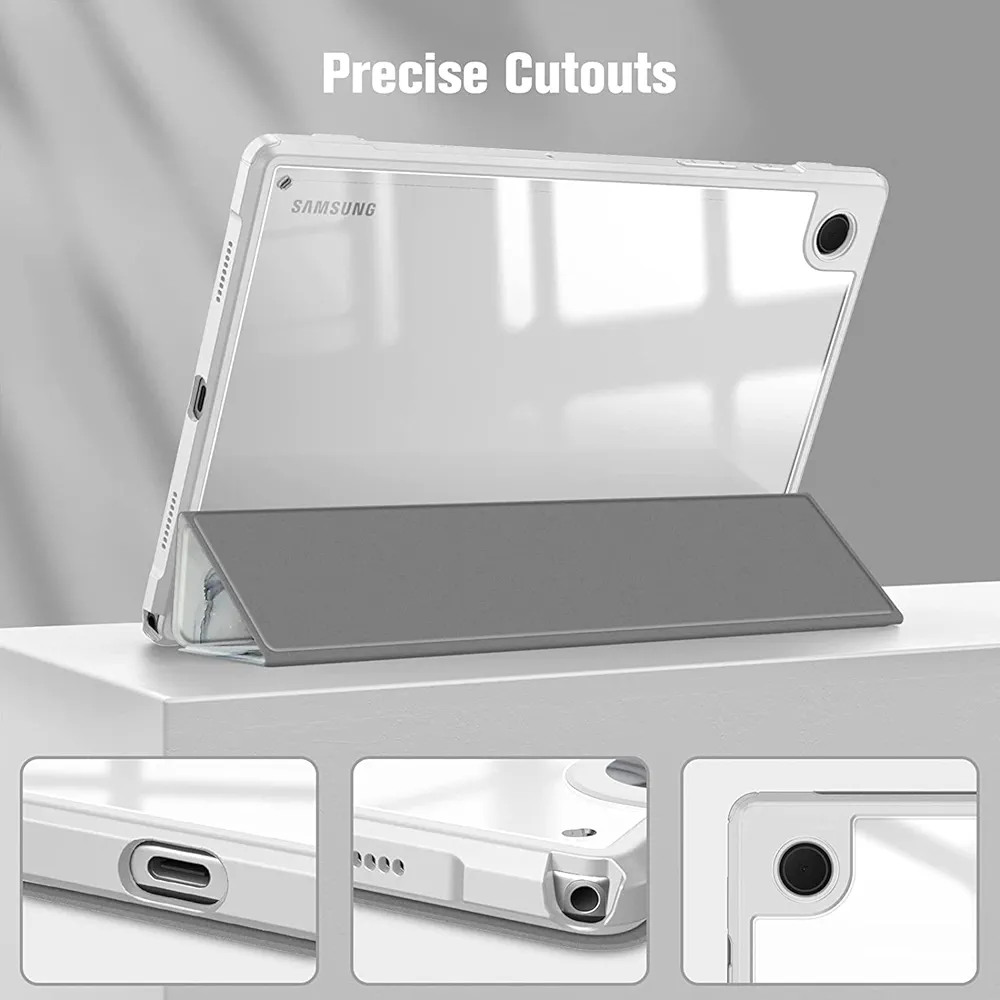 Slim Hybrid Case for Samsung Galaxy Tab A8 10.5 Inch (2022) – Transparent Back