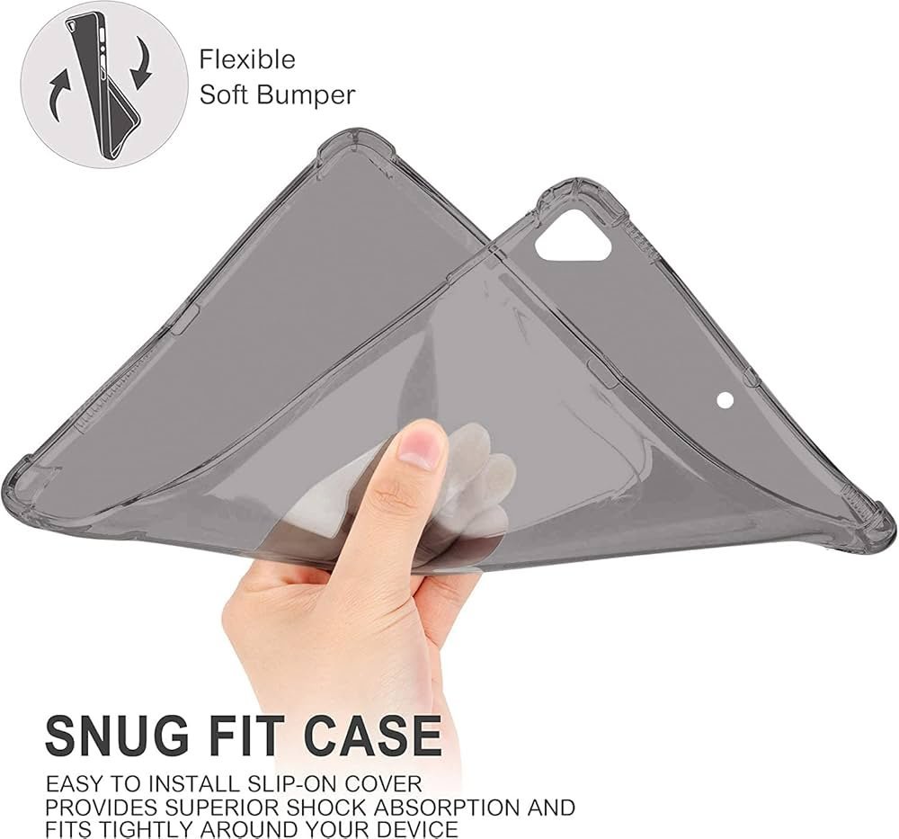 Apple New iPad 9.7 Inch (2018/2017) ShockProof Silicone Cover – Black