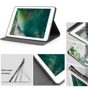 Case for 10.2" iPad 9th, 8th & 7th Generation (2019–2021) | Flip Cover Faux Leather & Silicone Case – Retro Paris