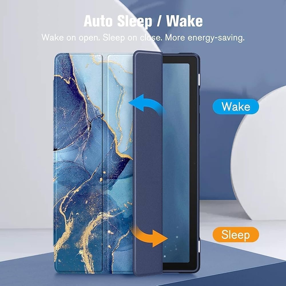 Slim Hybrid Case for Samsung Galaxy Tab A8 10.5 Inch (2022) – Ocean Color