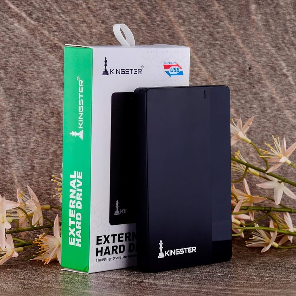 High-Speed 320GB Ultra-Slim Portable External Hard Drive