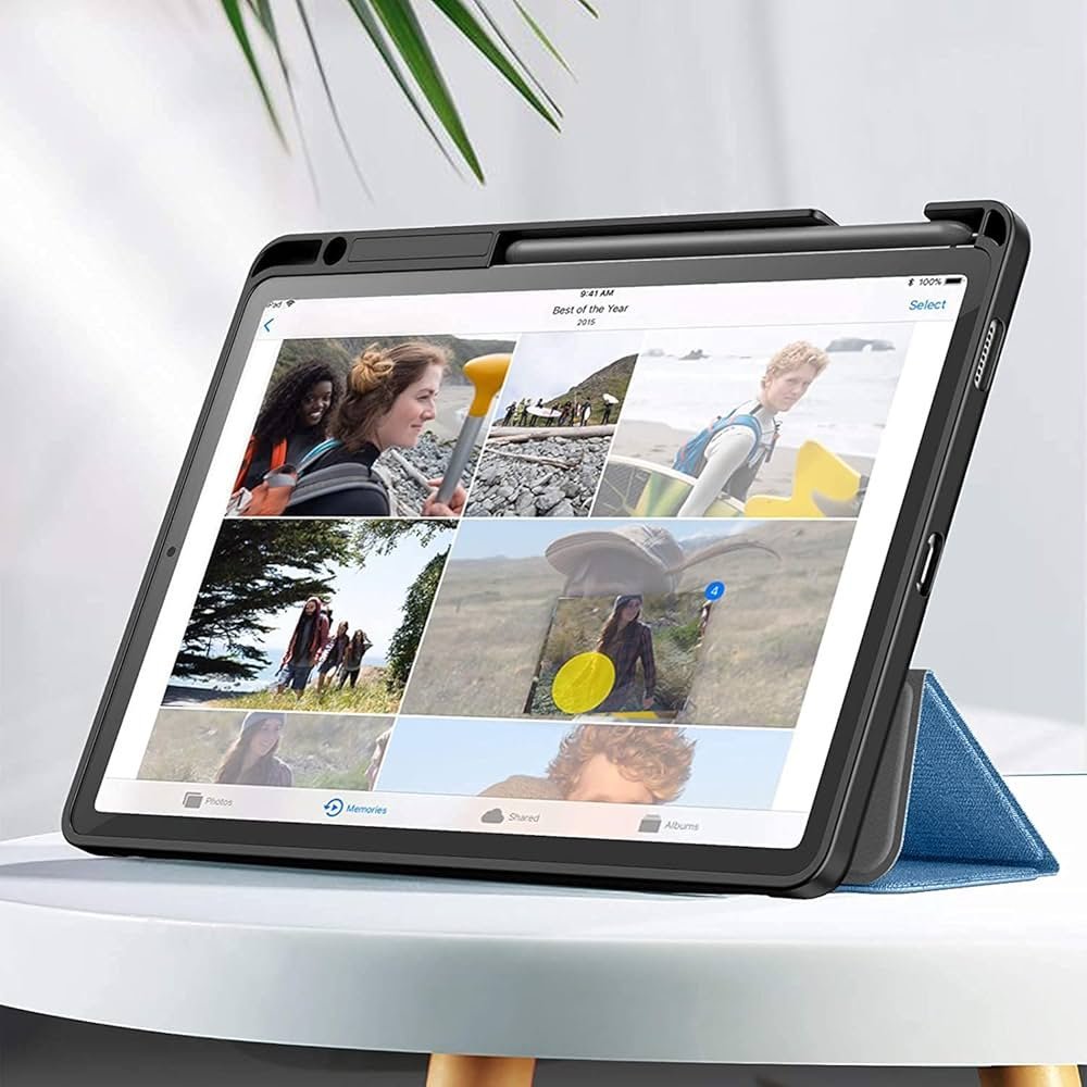 Case for Samsung Galaxy Tab S6 Lite – Light Blue with Built-in S Pen Holder