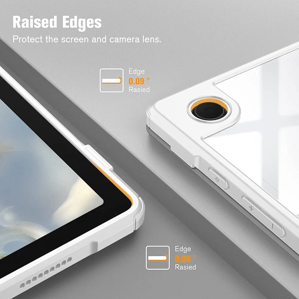 Slim Hybrid Case for Samsung Galaxy Tab A8 10.5 Inch (2022) – Transparent Back