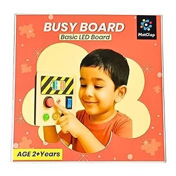 Wooden Busy Board for Toddlers – 1 to 3 Years