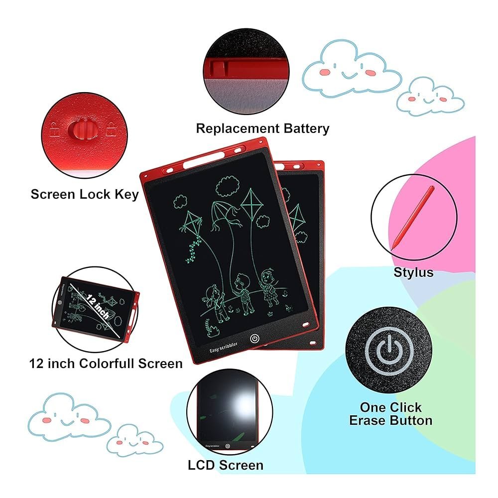 12 Inch LCD Writing Tablet with Stylus Pen