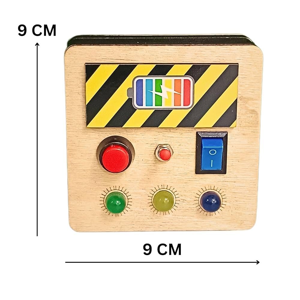 Wooden Busy Board for Toddlers – 1 to 3 Years