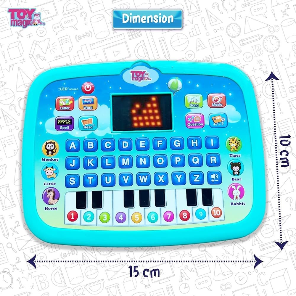 Educational Learning Tablet for Toddlers and Kids – Musical Tablet