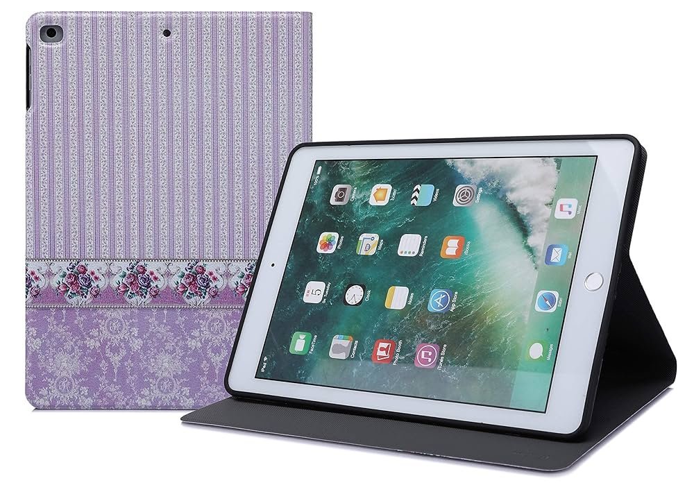 Printed Flip Cover Case for iPad 2nd, 3rd, 4th Generation – Vintage Wall Design